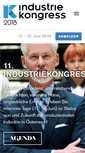 Mobile Screenshot of industriekongress.com